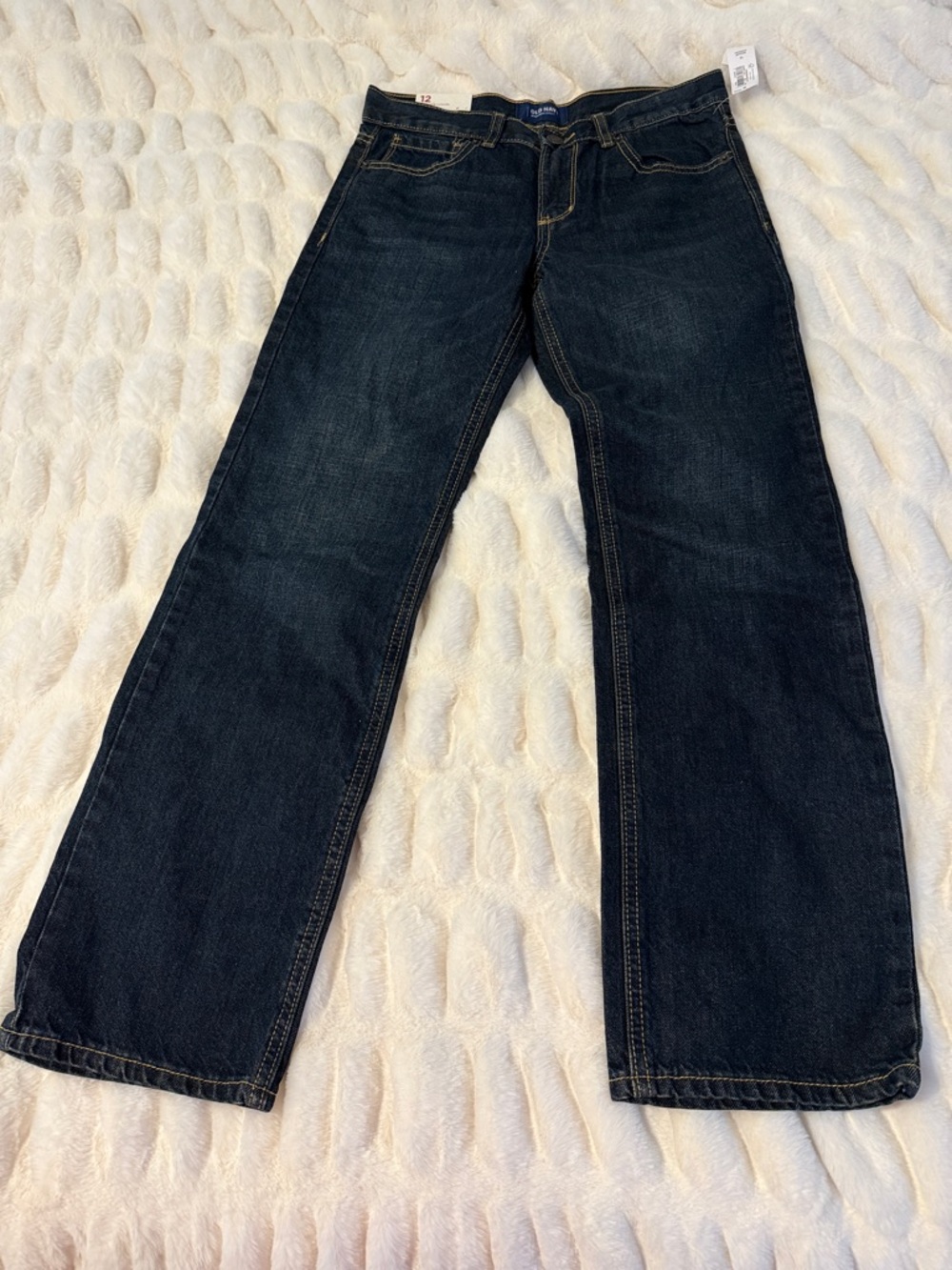 Old Navy Indigo Straight-Leg Jeans B4